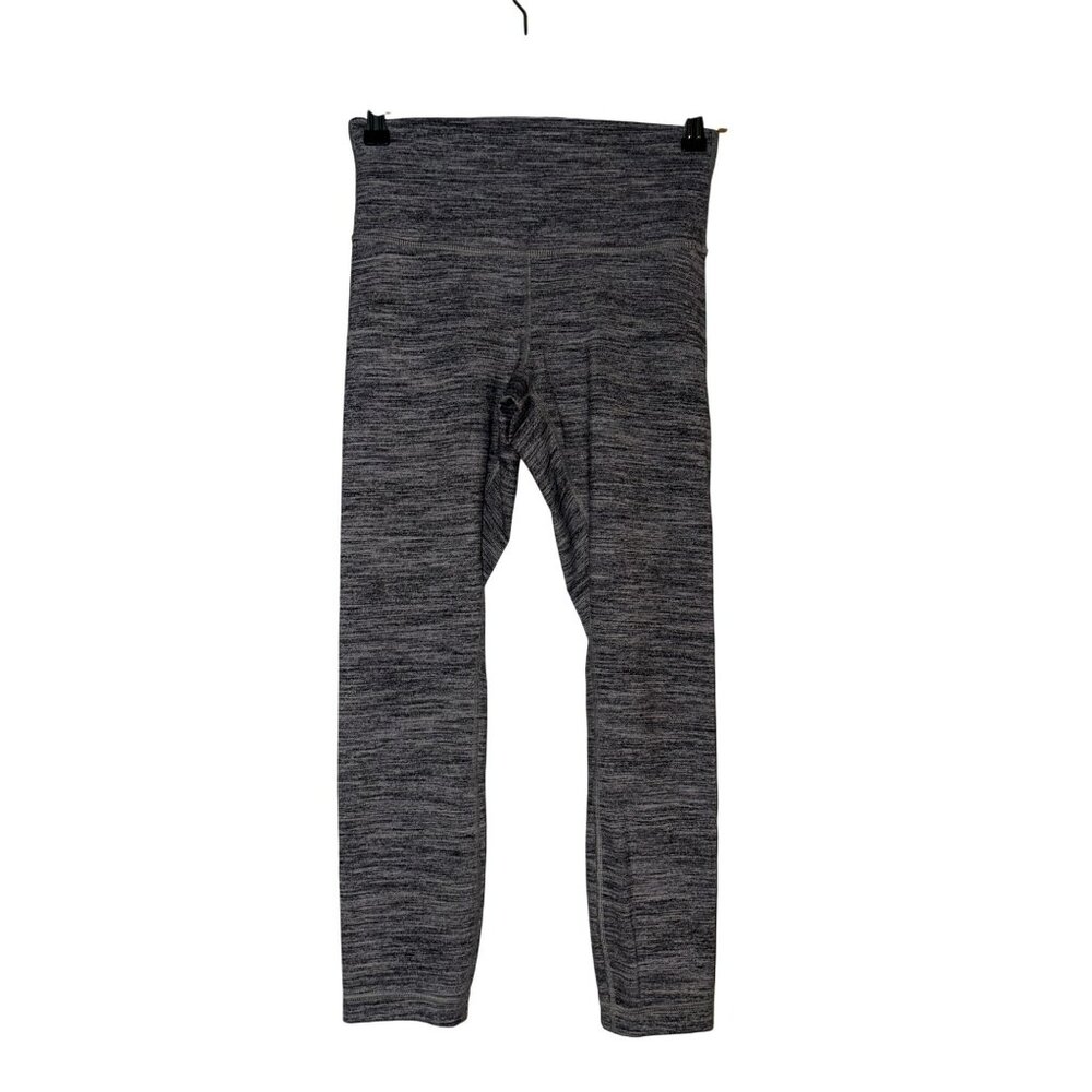 Lululemon Heathered Gray Cropped Leggings Size 6